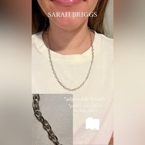 Sarah Briggs silver chain necklace